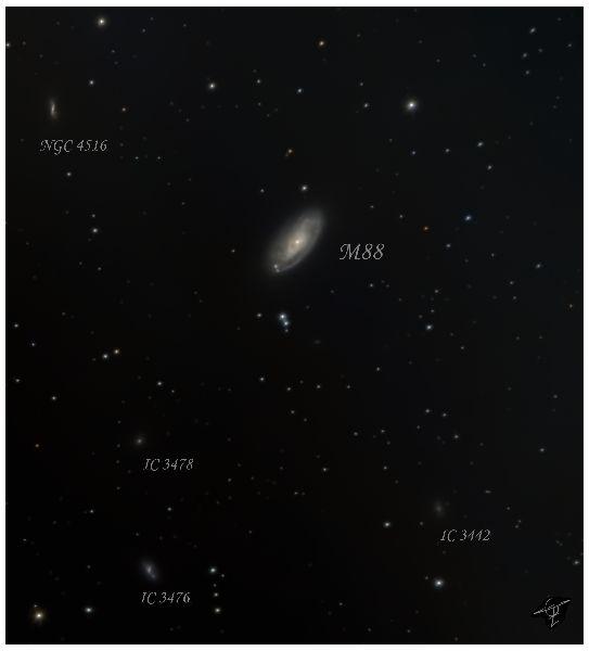 M88 with Seestar s50